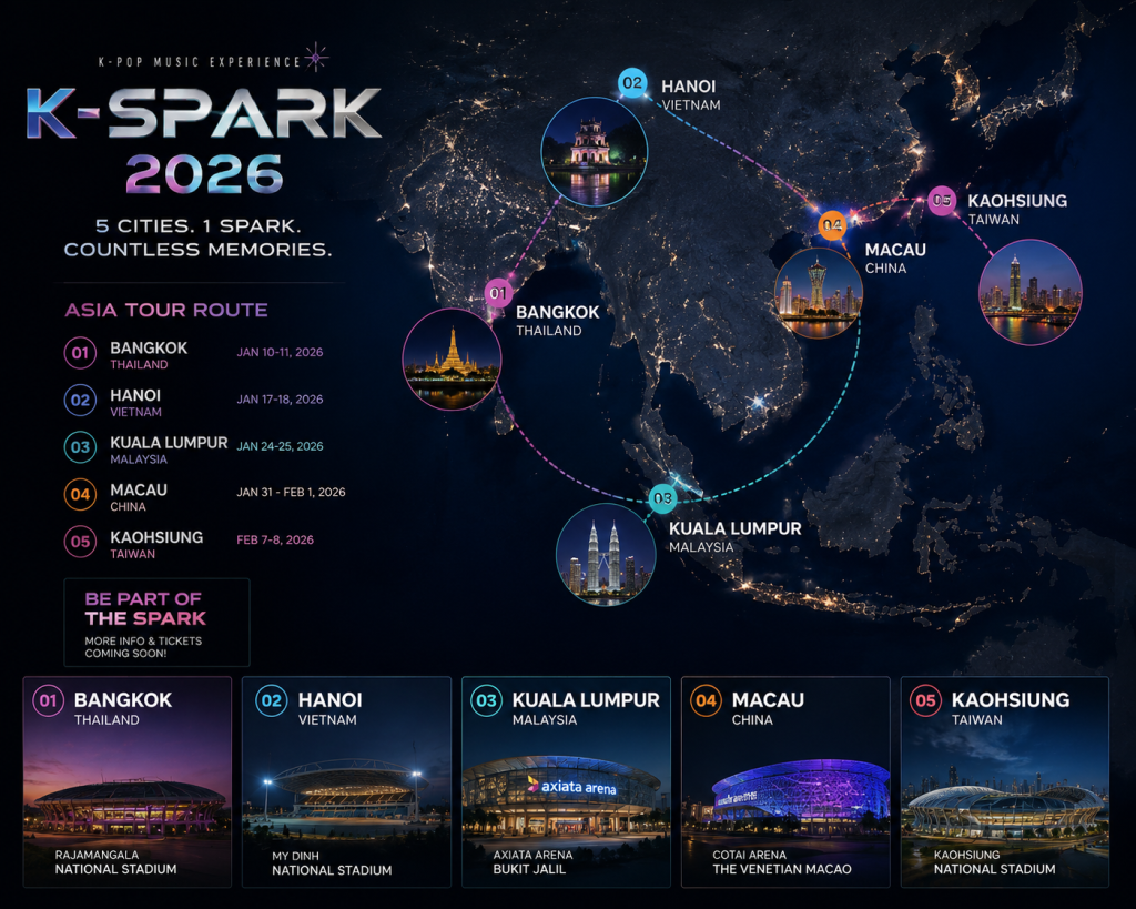 G-Dragon Guncang K-SPARK 2026 Taiwan, 5 Kota Habis Tiket dalam 30 Menit 5 G-Dragon Guncang K-SPARK 2026 Taiwan, 5 Kota Habis Tiket dalam 30 Menit