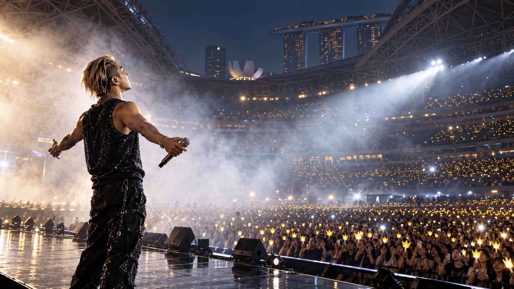 Taeyang BIGBANG Sempat Cemas Asap Halangi Wajah Fans di Singapura 1 image 5 K-Popers Indonesia